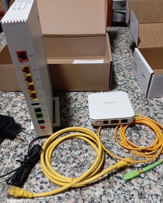 ROUTER ZTE  ZXHN H3600 + ZTE GPON ONT ZXHN F6005