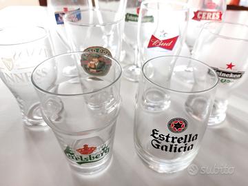 Bicchieri birra collezione anni 90'