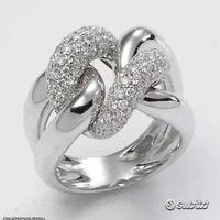 ANELLO GROUMETTE ORO 18kt. E DIAMANTI NATURALI