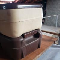 Gabinetto bi-pot fiamma per camper/caravan