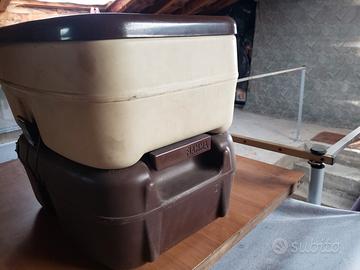 Gabinetto bi-pot fiamma per camper/caravan