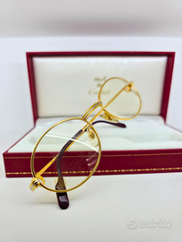 Cartier St. Honore NOS Vintage Gold Occhiali