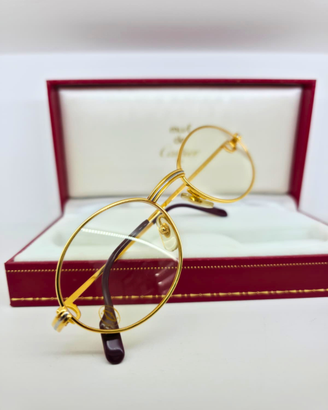 Cartier St. Honore NOS Vintage Gold Occhiali