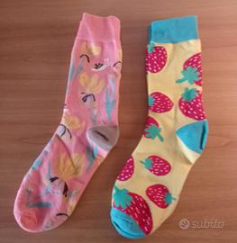 Calzini colorati a fantasia frutta 