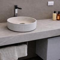 Mobile bagno + top, lavello effetto pietra
