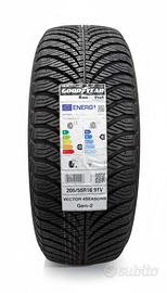 2 Pneumatici 205/55 R16 Goodyear Vector 4 Season G