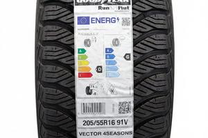2 Pneumatici 205/55 R16 Goodyear Vector 4 Season G