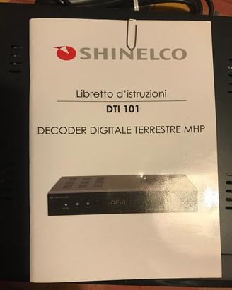 Decoder digitale terrestre MHP Shinelco