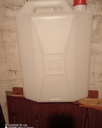 Tanica Plastica 25 litri con tappo 