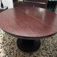 Tavolo rotondo allungabile  effetto legno