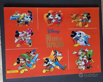 Folder Filatelico 90 anni Topolino