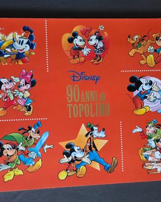 Folder Filatelico 90 anni Topolino