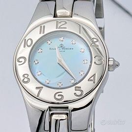 BAUME & MERCIER LINEA 25MM REF.65305 DIAMANTI