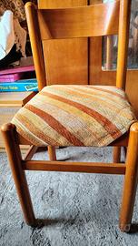 Sedie legno massello anni 90