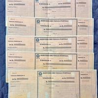 Lotto 5 Vaglia Postali  1930/40