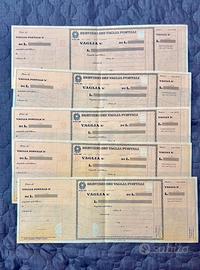 Lotto 5 Vaglia Postali  1930/40