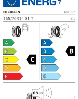 Michelin Energy saver 165 70 R14 81T