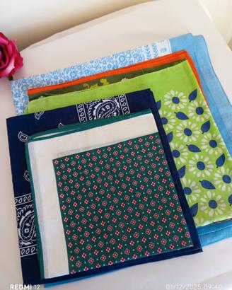 fazzoletti accessori unisex taschino bandana 