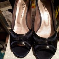 Scarpe in raso blu 39