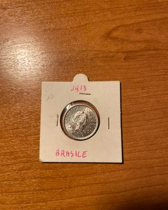 Moneta 500 Reís Brasile 1913