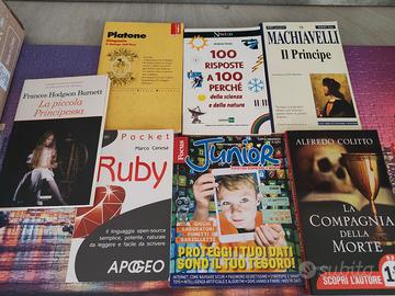 Lotto di 7 libri