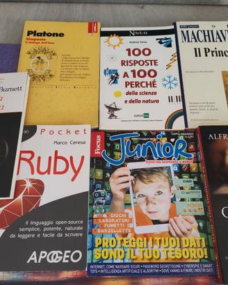 Lotto di 7 libri