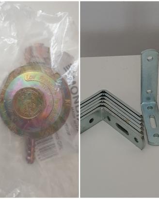 Staffe a "L", ganci per pensili, regolatore  GPL
