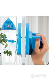 Spazzola doppia magnetica pulir vetri dentro fuori