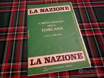 Carta Stradale della Toscana - Belletti Ed. Misano
