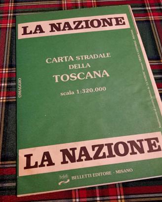 Carta Stradale della Toscana - Belletti Ed. Misano
