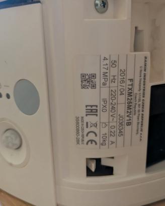 split DAIKIN ftxm25m2v1b