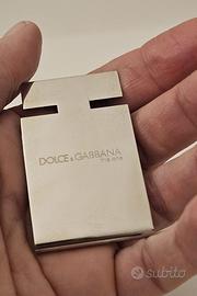 FERMASOLDI DOLCE & GABBANA  IN ACCIAIO LUCIDO
