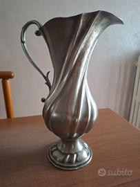 Brocca/Caraffa Vintage in Peltro Lavorazione a Tor