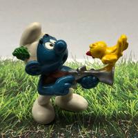 20106 - Puffo Cacciatore Uccellino Smurfs 1987