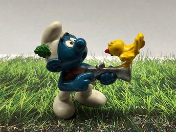 20106 - Puffo Cacciatore Uccellino Smurfs 1987
