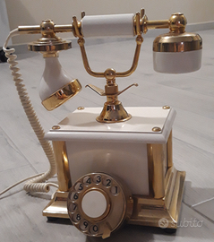 Telefonovintage bianco crema