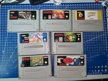 Lotto 28 giochi Super Nintendo SNES anche singoli