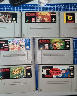 Lotto  giochi Super Nintendo SNES anche singoli