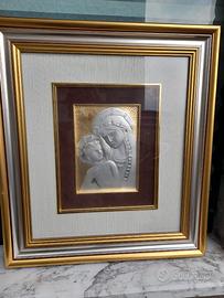 Quadro arredo in argento