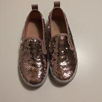 Scarpe Slip-on gira e brilla bambina