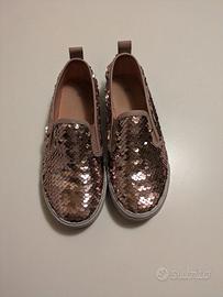 Scarpe Slip-on gira e brilla bambina