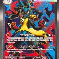 mega Lucario ex full art 160/132 ita Pokémon card