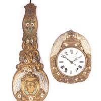 RICCA PENDOLA  FRANCESE  DA  PARETE   XIX   Secolo