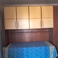 Cameretta matrimoniale a ponte con 2 reti singole