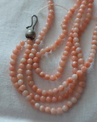 collana corallo rosa 