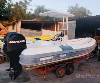 Gommone Novamarine2 RH 600con motore 100HP Mercury