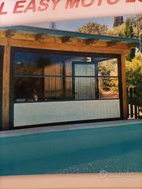 vertikristal  con telo pvc trasp.l.2250 h 2800