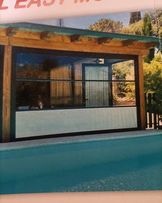 vertikristal  con telo pvc trasp.l.2250 h 2800