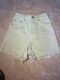 Shorts Zara vita alta verde menta – Taglia 32