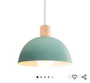 lampadario verde